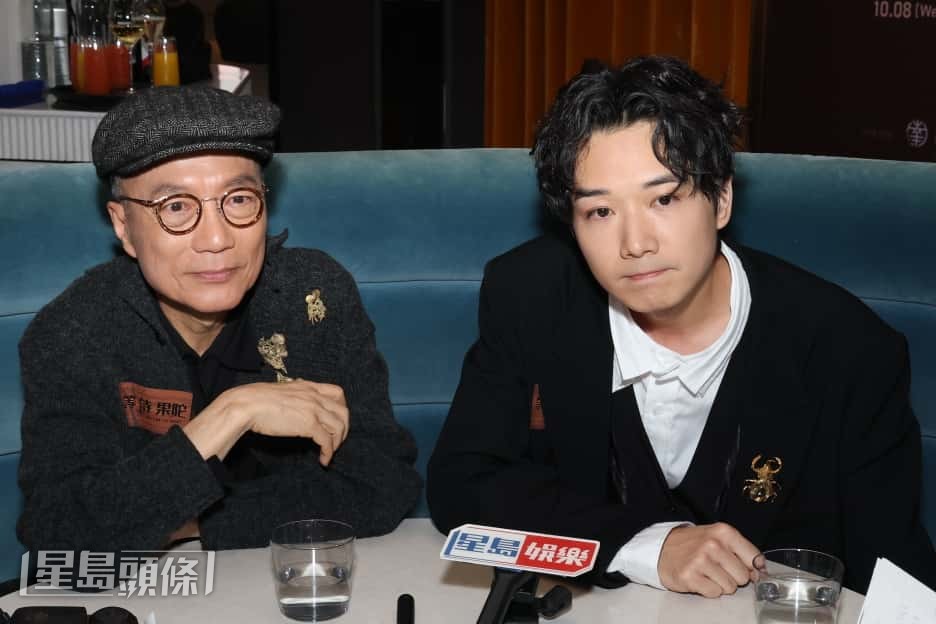   蔡瀚億和倪秉郎等今日（8日）出席舞台劇《等待果陀》記者會。