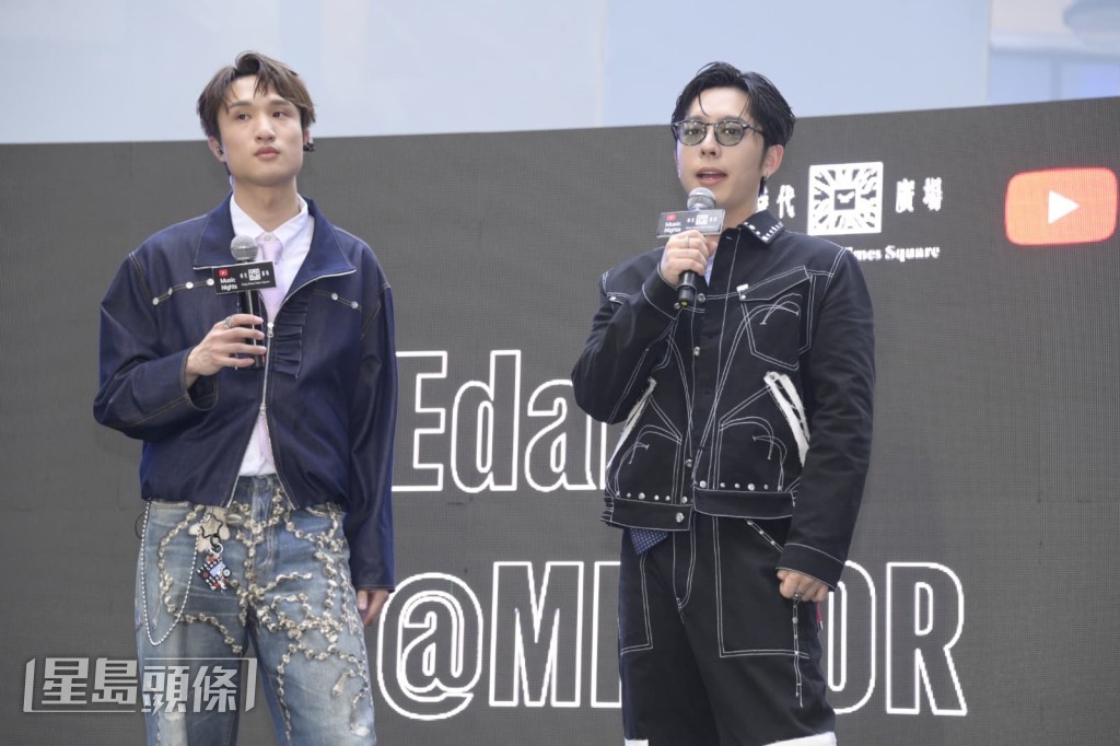 呂爵安蔡俊彥合唱《1206》。 呂爵安蔡俊彥合唱《1206》。