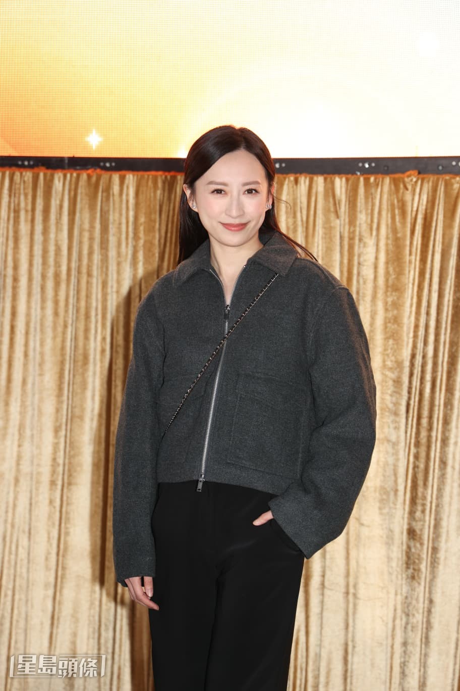 談到曾志偉離任總經理，她表示沒特別大影響，作為演員一直都做好本份。