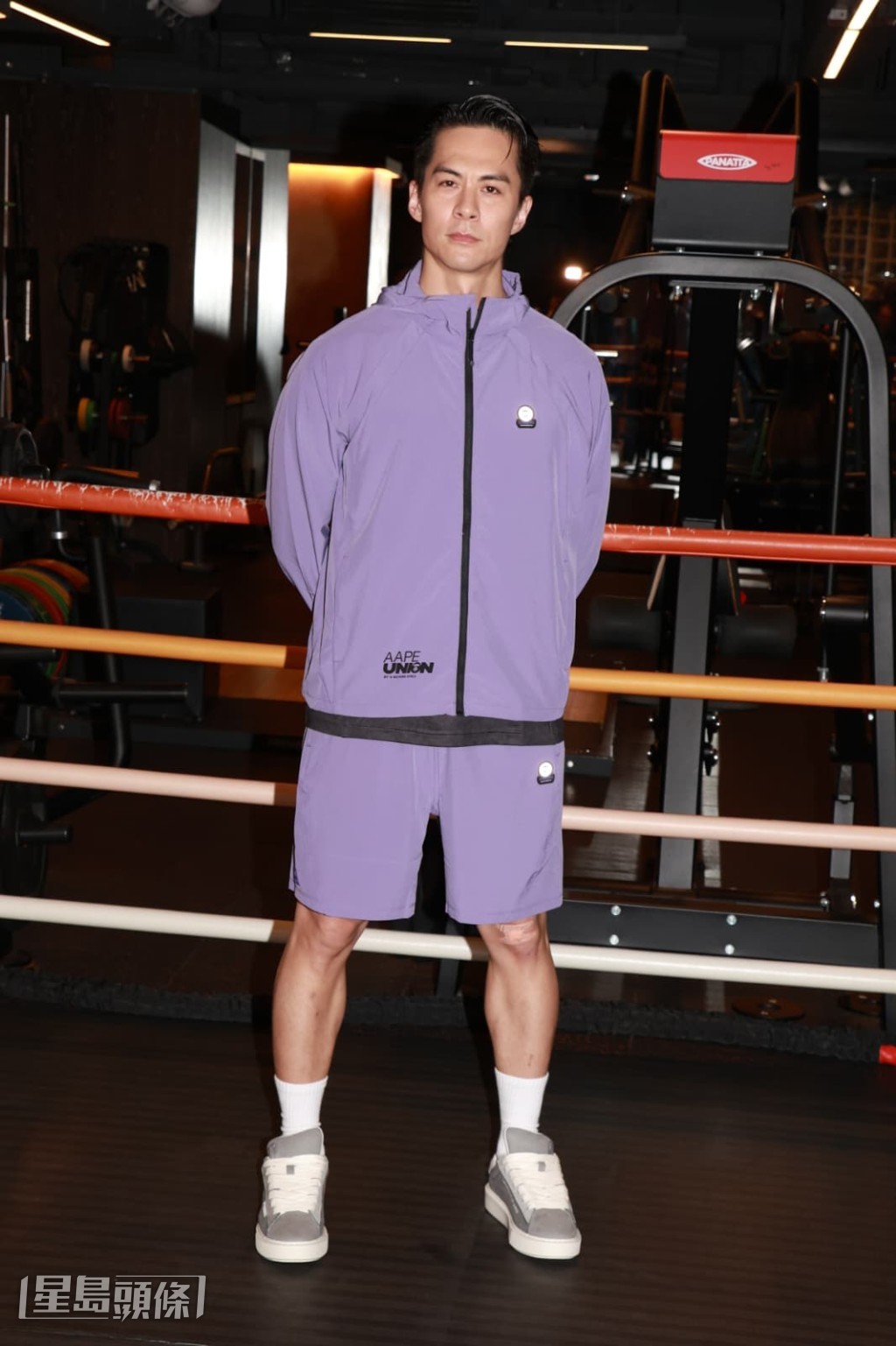 朱鑑然近半年健身主要練大腿。 朱鑑然近半年健身主要練大腿。