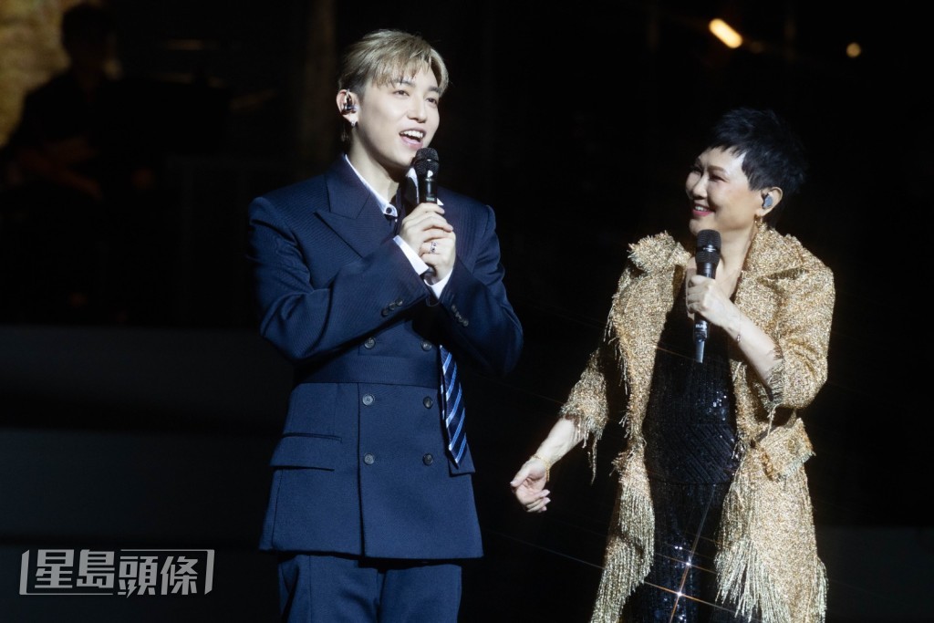 MC憶述自己當年透過選秀節目《全民造星》出道,當時陳潔靈正是他的導師。 MC憶述自己當年透過選秀節目《全民造星》出道,當時陳潔靈正是他的導師。