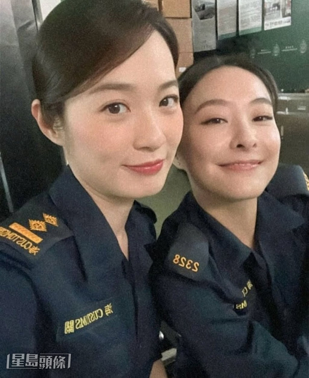 二人亦曾在《執法者們》中合作，不過一個是海關督察，另一個是廉政公署調查人員，同場機會不多。