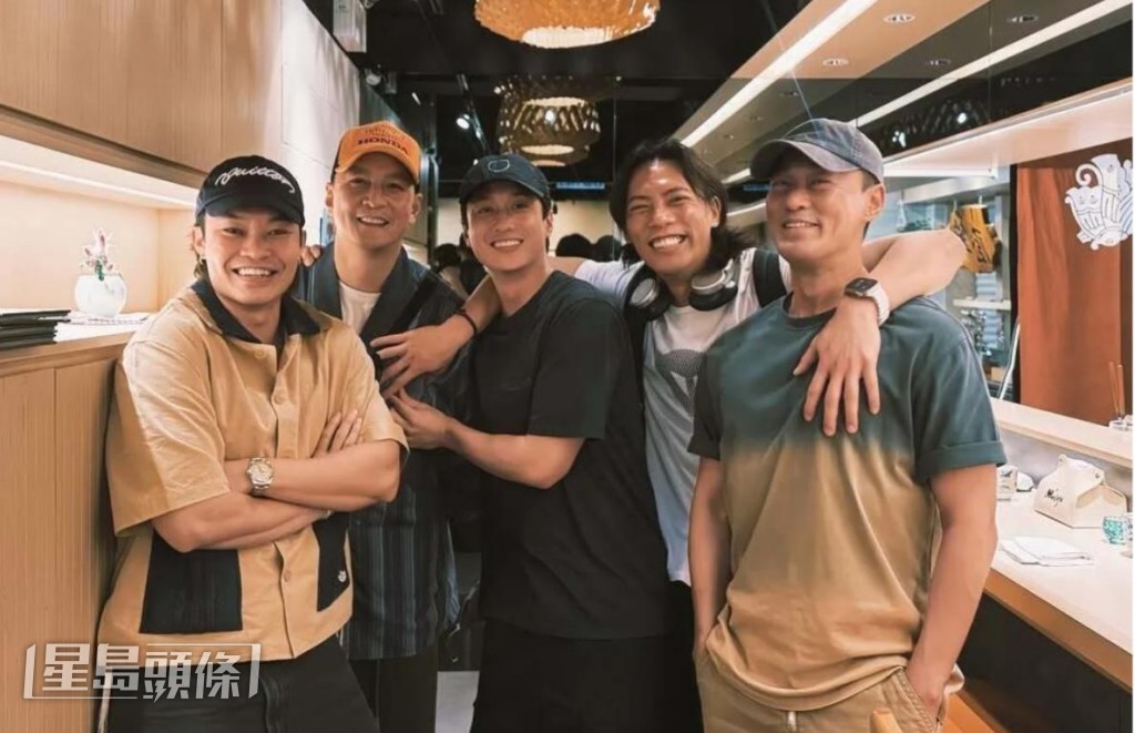 《終章》故事圍繞「城寨四子」林峯、劉俊謙、胡子彤及張文傑發生,吳彥祖加盟早已跟四子打成一片。(張文傑IG) 《終章》故事圍繞「城寨四子」林峯、劉俊謙、胡子彤及張文傑發生,吳彥祖加盟早已跟四子打成一片。(張文傑IG)