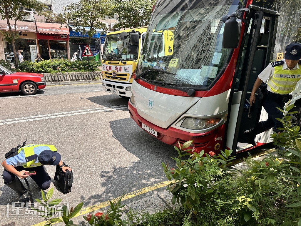 警方在场调查。梁国峰摄