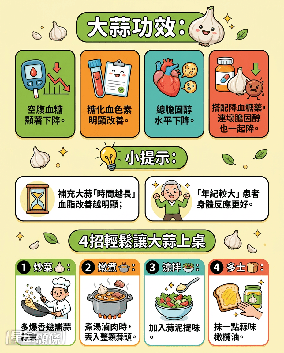 大蒜功效/4招轻松让大蒜上桌