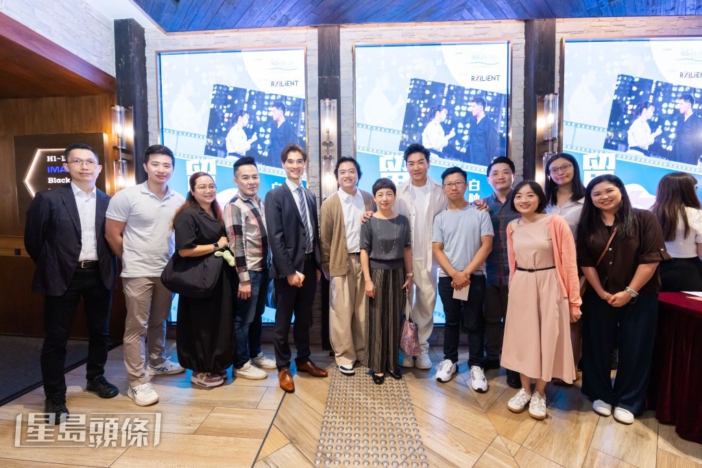 黎諾懿自導自演微電影《白蝕病教育短片》，最近於電影院舉行放映會