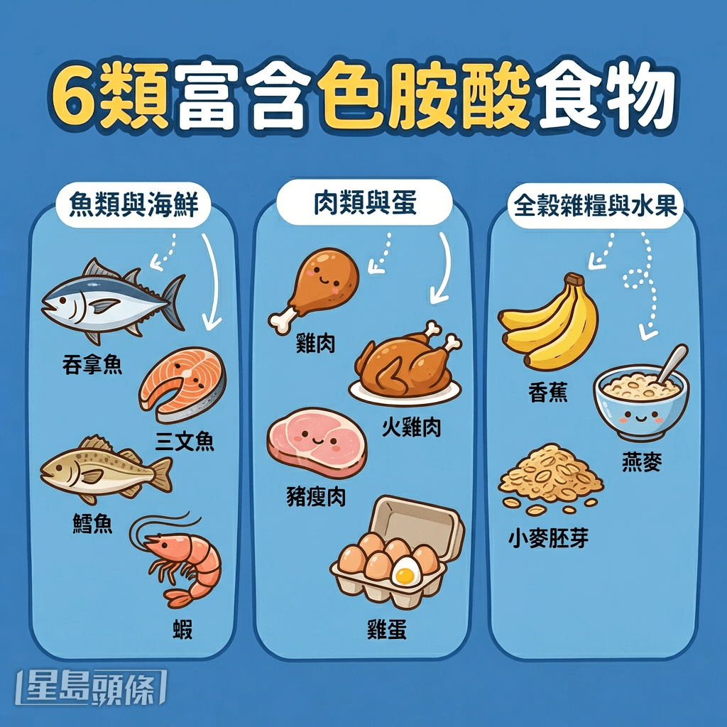 6类富含色胺酸食物