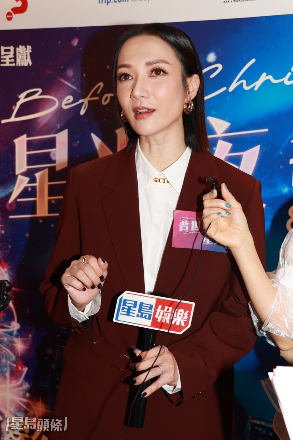 王君馨透露稍後將會帶女兒去紐約探望家人。 王君馨透露稍後將會帶女兒去紐約探望家人。