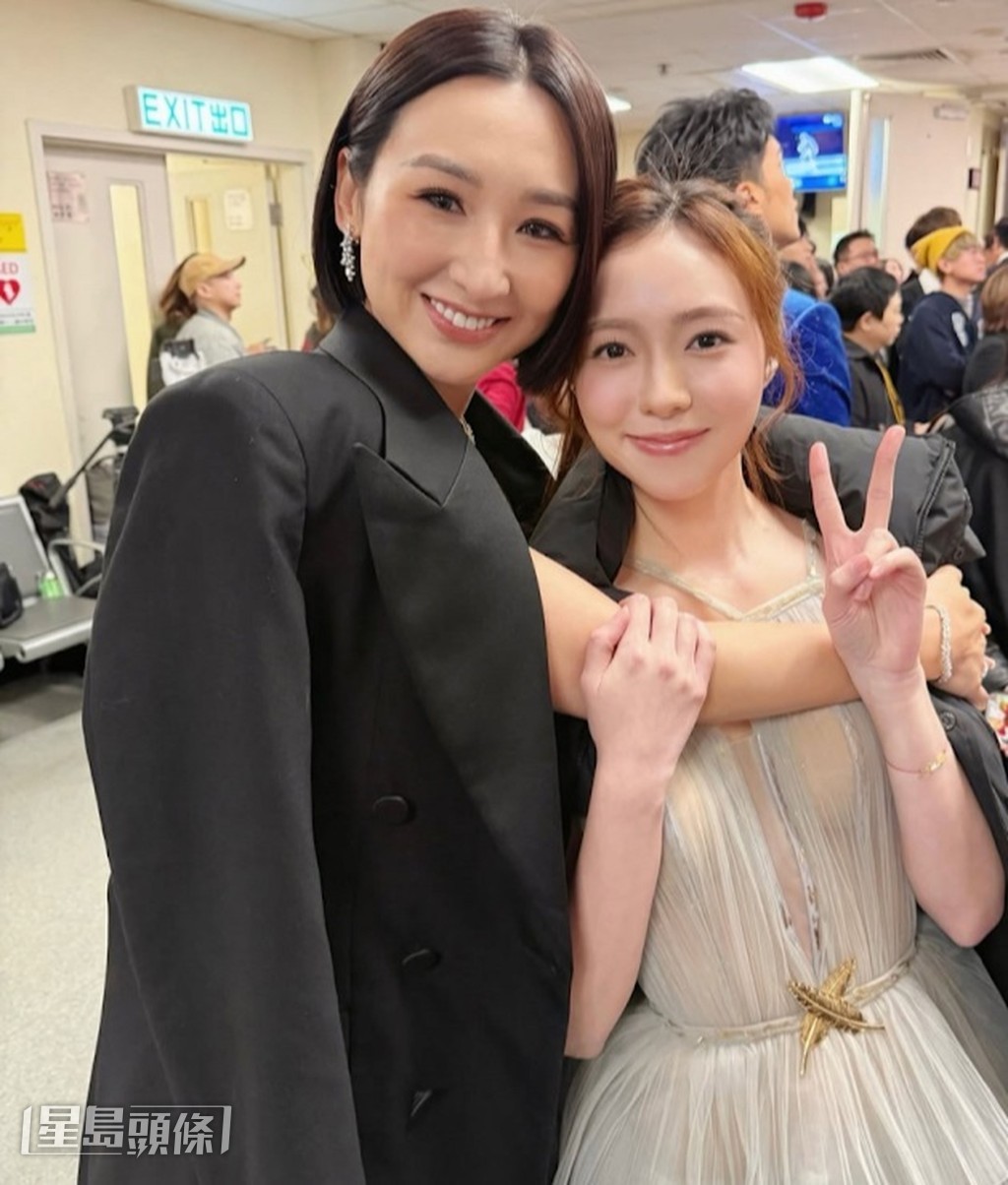 跟高海寧合作《夫妻的博弈》成好友，對方更是對她照顧有加。