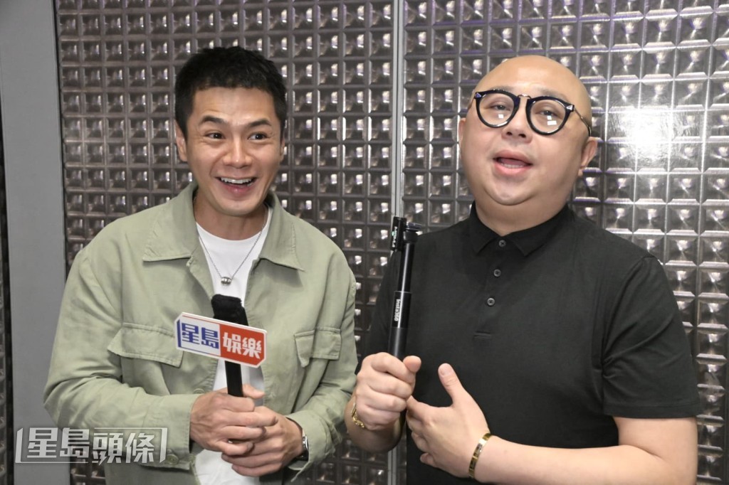 子溢讚霏霏表現大方，Bob謙稱是太太教導有方。