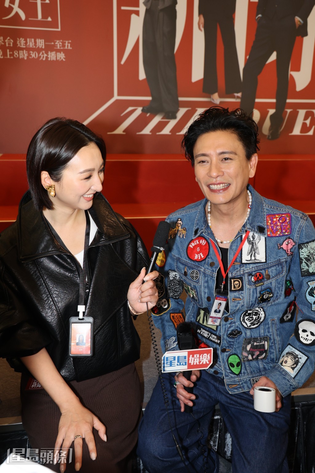 黃宗澤與高海寧一起受訪。 黃宗澤與高海寧一起受訪。