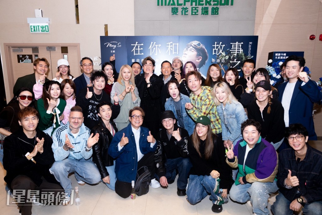 羅啟豪感謝《中年好聲音》家族成員熱情支持。