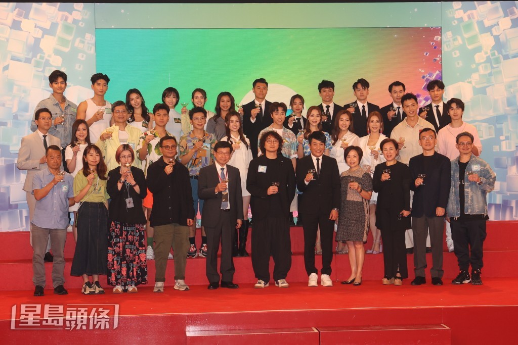 上星期TVB Plus舉行記者會，場面熱鬧。