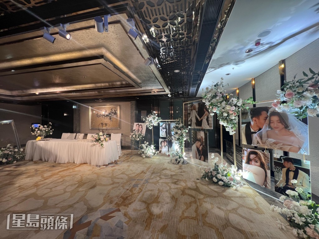 婚宴筵開近40席。 婚宴筵開近40席。