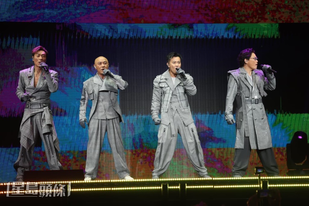 BIG FOUR演唱會昨晚於紅館圓滿結束。 BIG FOUR演唱會昨晚於紅館圓滿結束。