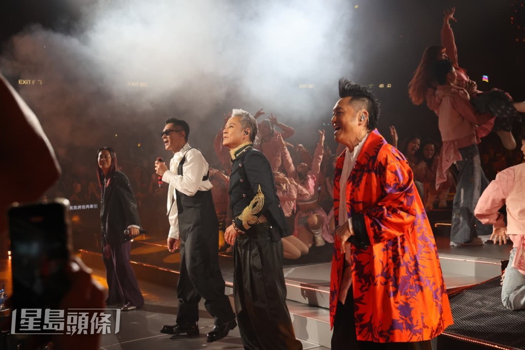 蔡一傑表示很開心能見證到古仔個人第一個演唱會。 蔡一傑表示很開心能見證到古仔個人第一個演唱會。