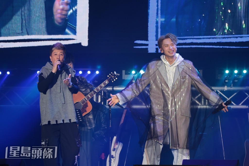 吉吉請來尹光任嘉賓,引來全場尖叫。 吉吉請來尹光任嘉賓,引來全場尖叫。