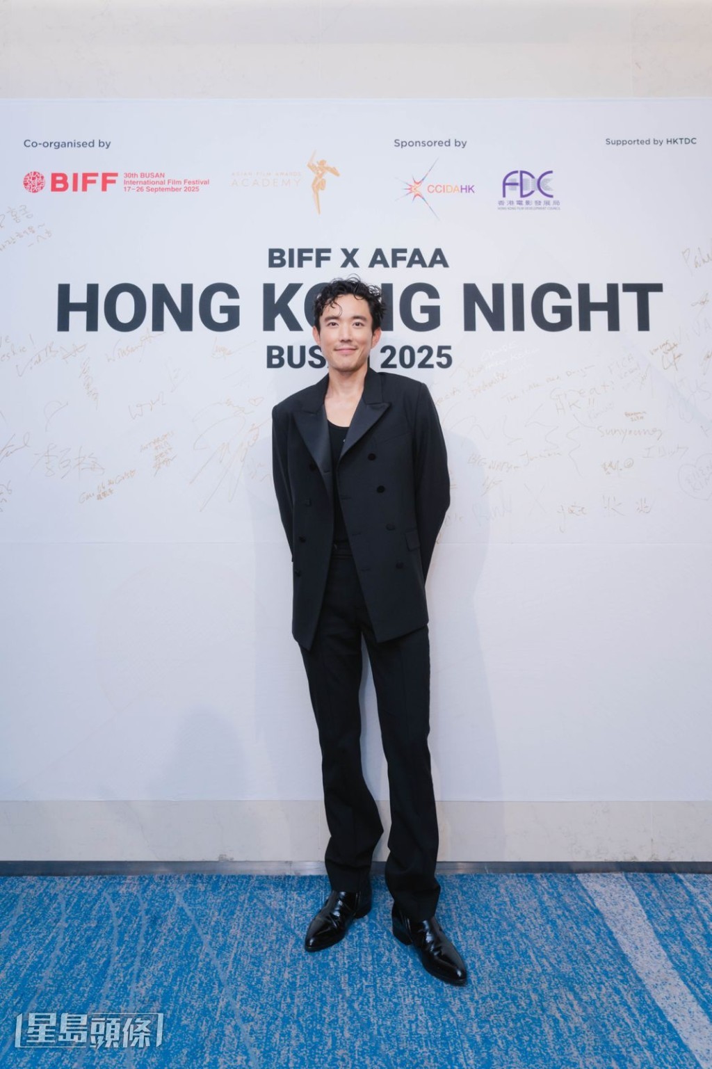 《魔鬼的計謀》美籍韓裔男星Justin Min都有出席「香港之夜」。