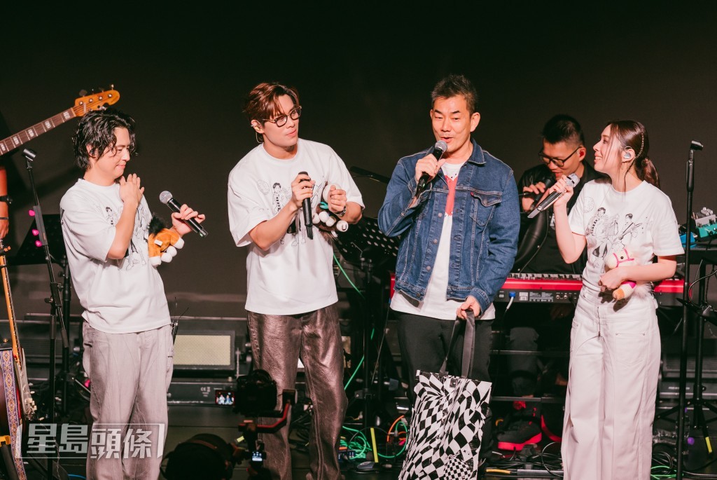 「告五人」獲任賢齊撐場。 「告五人」獲任賢齊撐場。