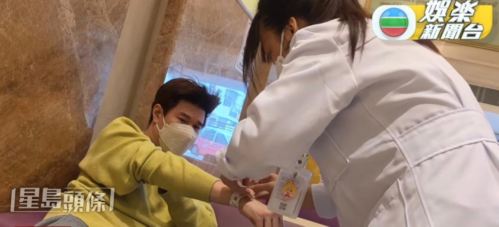 醫生初步評估後,決定安排他住院一晚接受全面檢查。 醫生初步評估後,決定安排他住院一晚接受全面檢查。