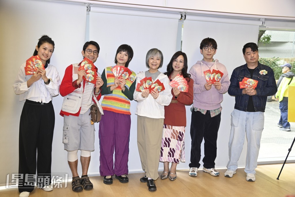 由金燕玲、李尚正、蝦頭主演的《金多寶》，今日（13日）進行拍攝。