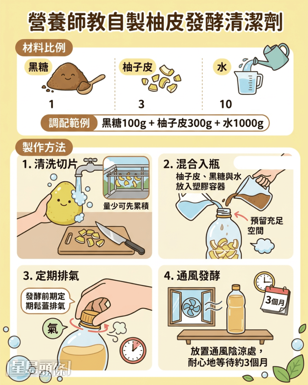 營養師教自製柚皮發酵清潔劑 營養師教自製柚皮發酵清潔劑