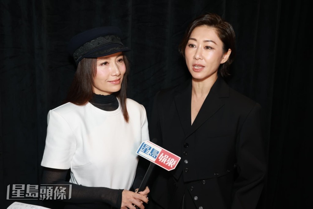胡定欣今日(5日)與胡蓓蔚到會展出席時裝活動。 胡定欣今日(5日)與胡蓓蔚到會展出席時裝活動。