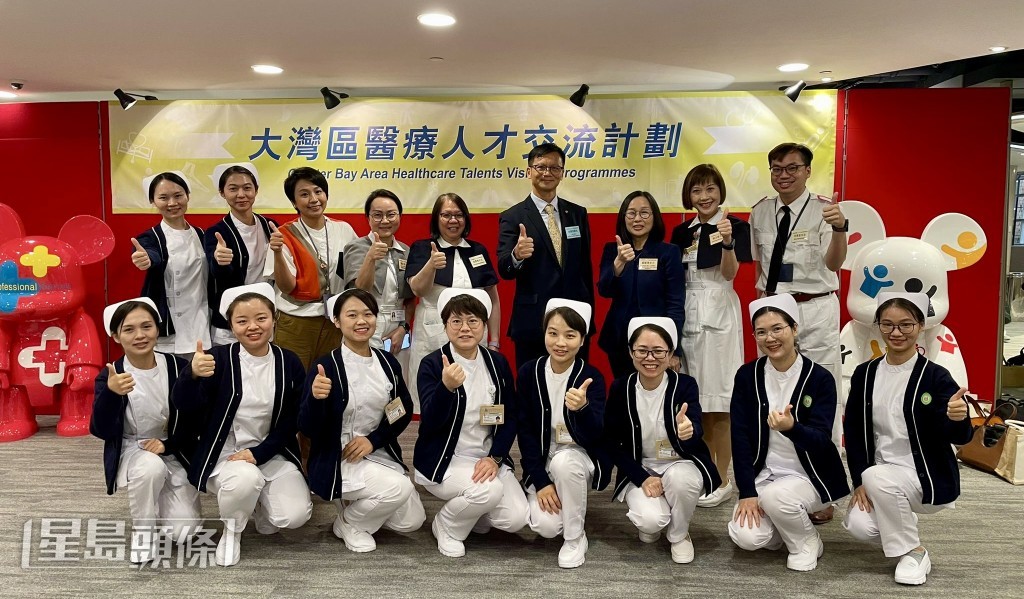 第二輪交流將有100位大灣區護士陸續來港。 第二輪交流將有100位大灣區護士陸續來港。