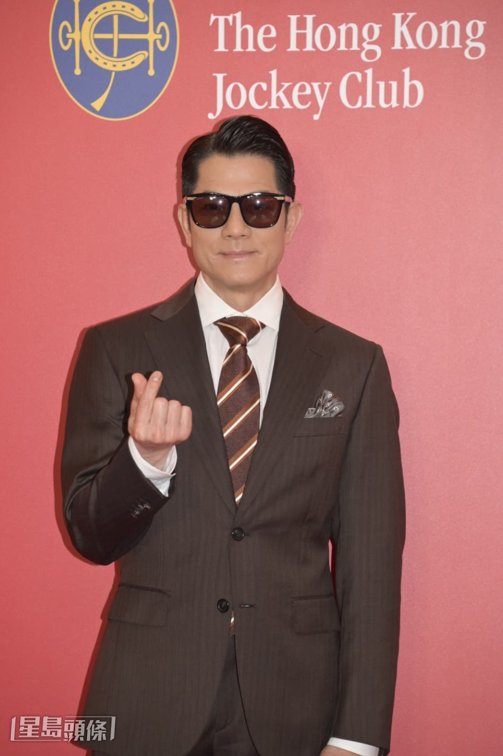 今日出席馬會活動後，便要飛回台灣繼續拍攝新戲《老子》，