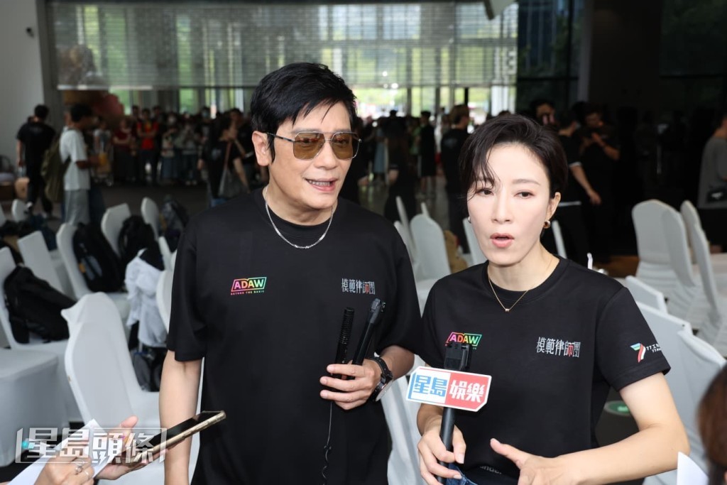 羅嘉良和楊茜堯受訪時透露在劇中是師徒關係。 羅嘉良和楊茜堯受訪時透露在劇中是師徒關係。