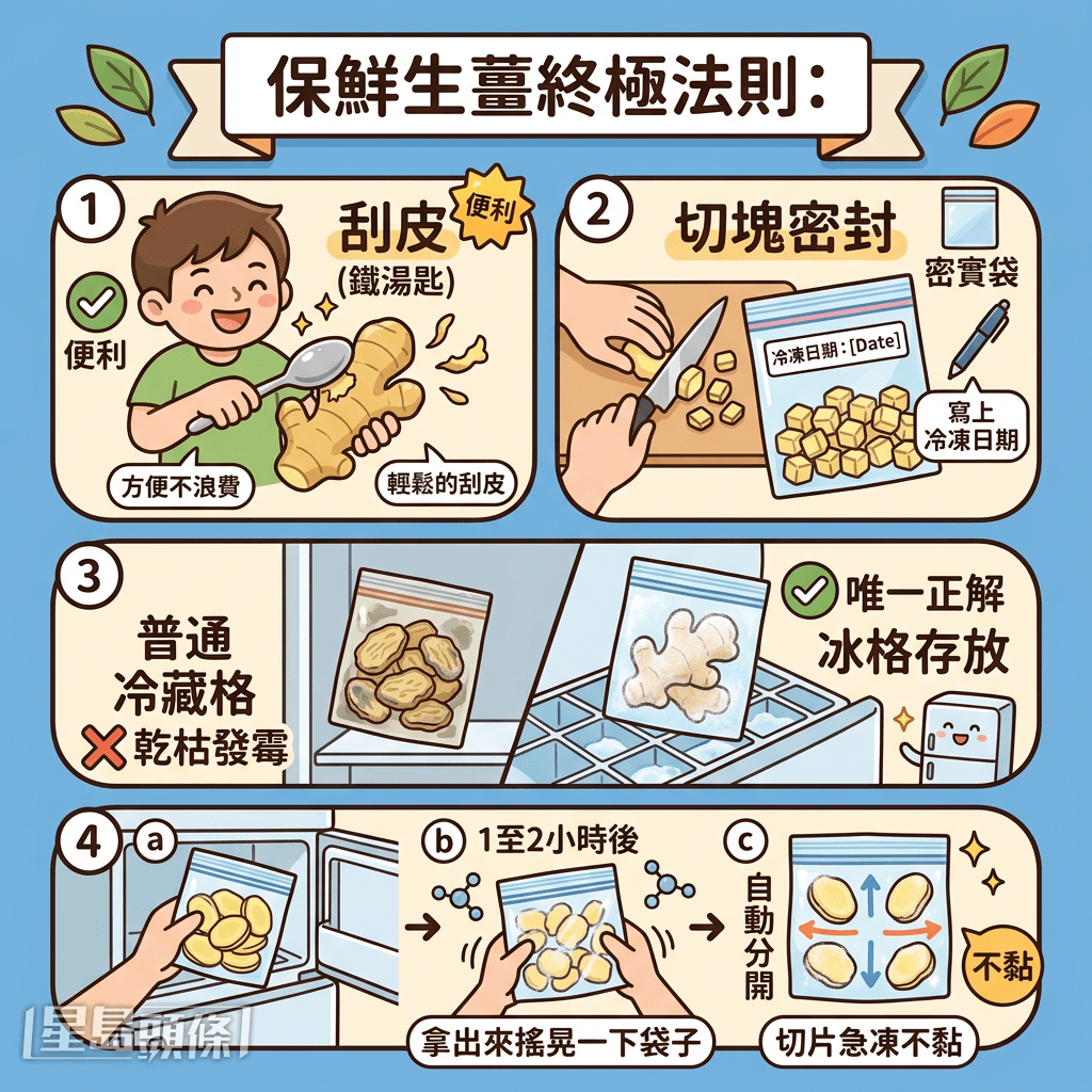 保鮮生薑終極法則 保鮮生薑終極法則
