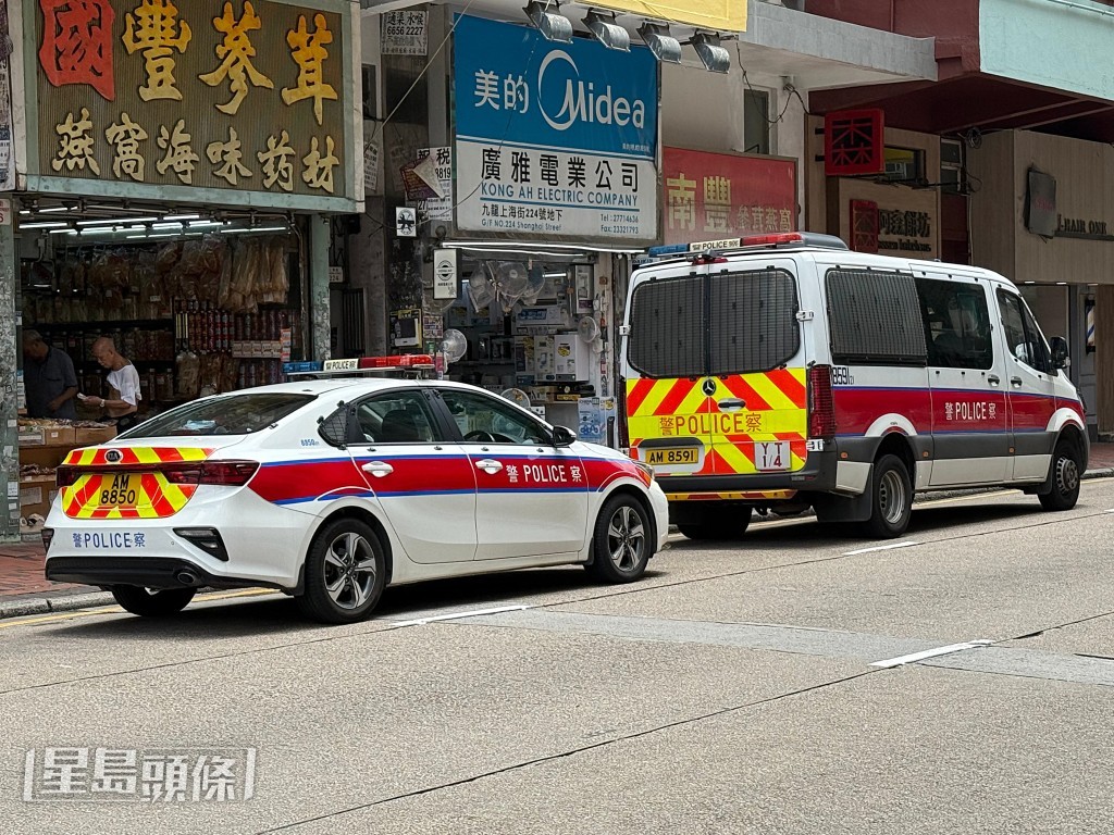 警方在場調查。鍾澤賢攝