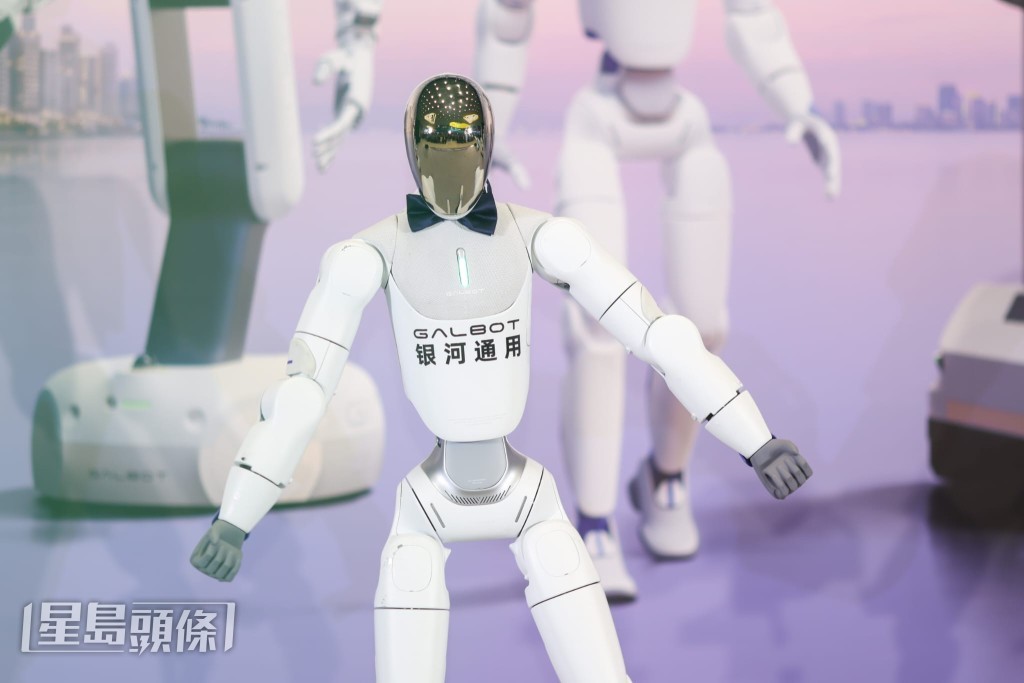 銀河通用多款機器人已來港使用。 銀河通用多款機器人已來港使用。
