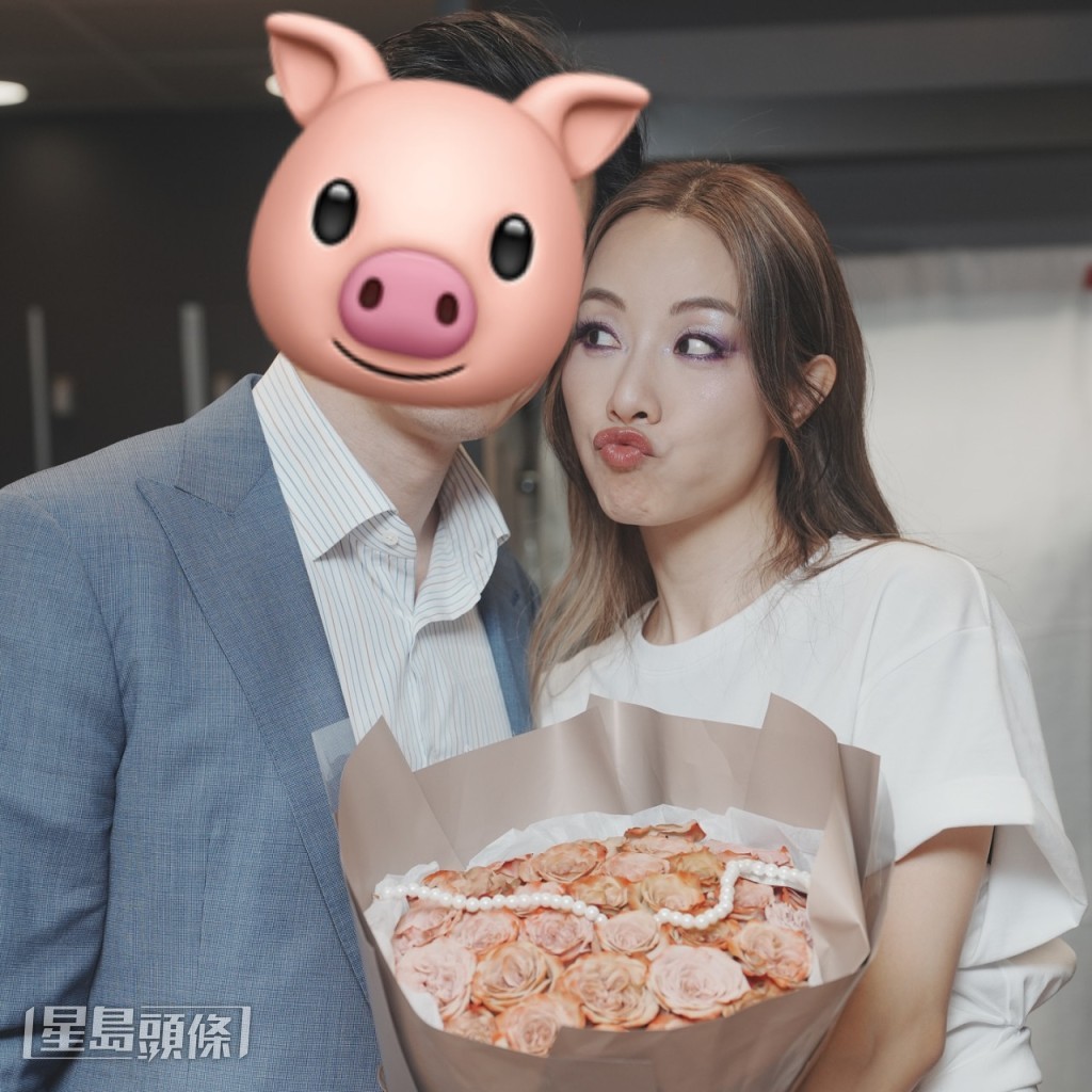 Stephy亦有圈外男友。 Stephy亦有圈外男友。