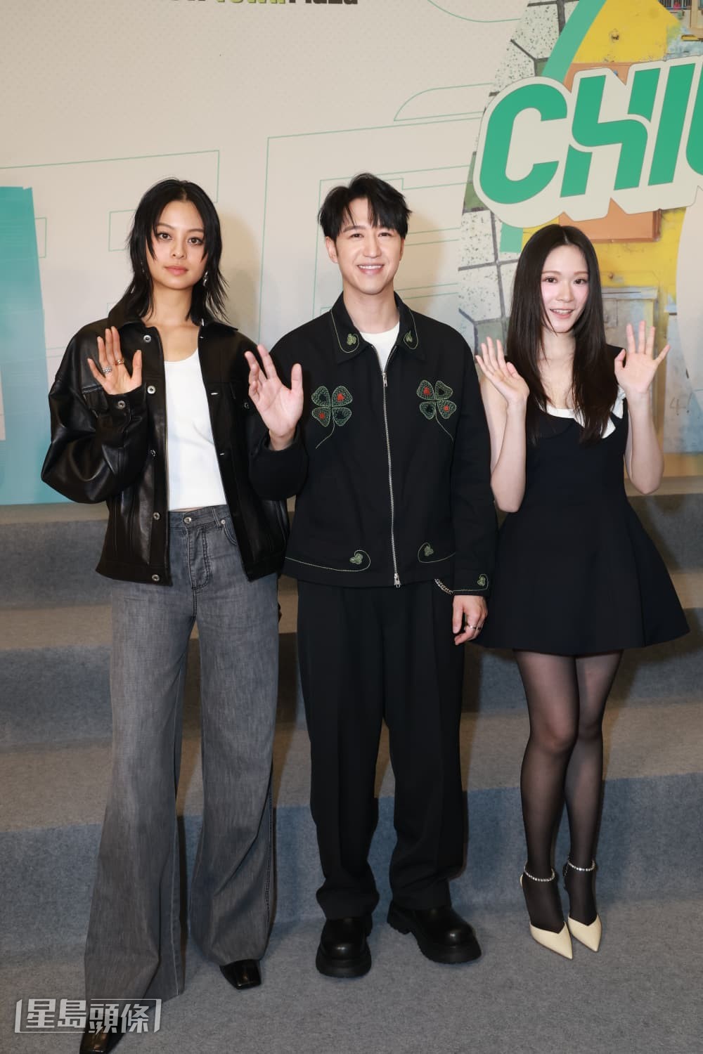 Amy Lo、馮允謙和雲浩影今日（11日）出席《CHILL CLUB》頒獎禮記者會。