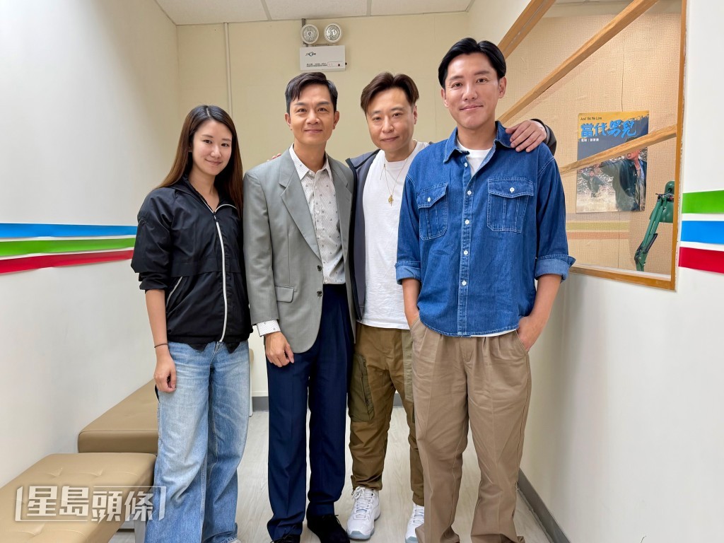 （右至左）張頴康、導演何嘉華、胡諾言、導演黃芷苓。