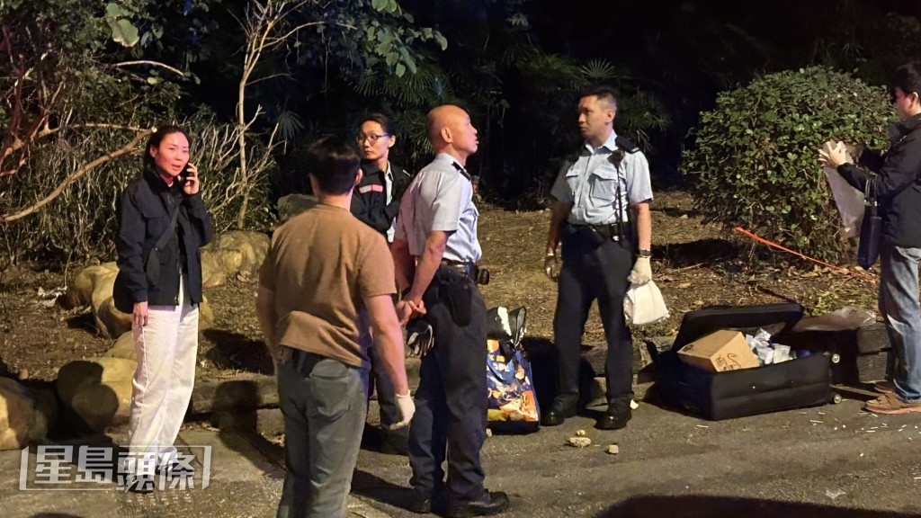 大批警員到場調查。蔡楚輝攝