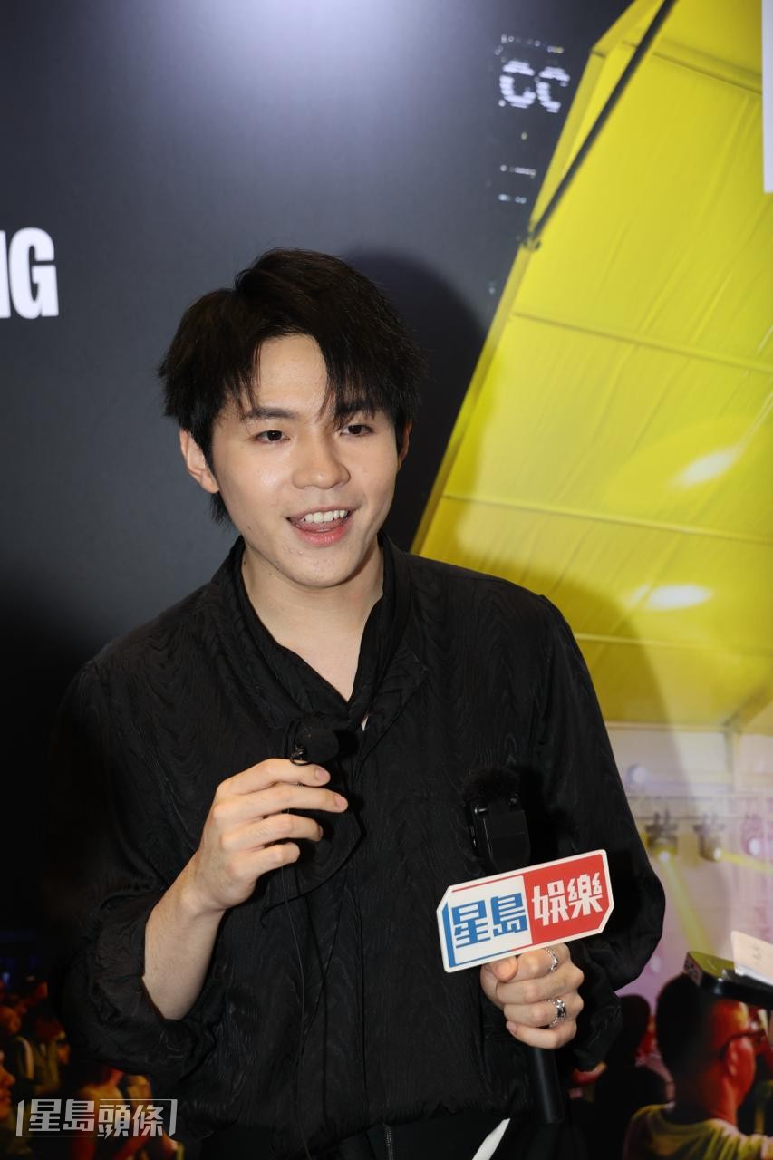 談到在MV中沒有大頭畫面，陳卓賢對此感無所謂。