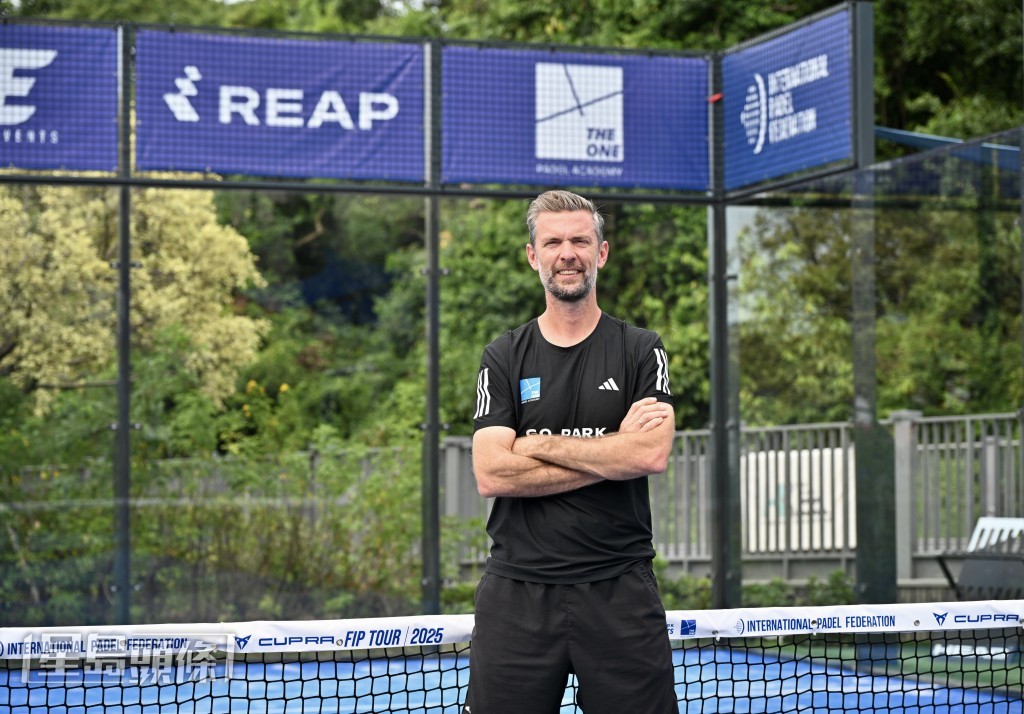 The One Padel Academy創辦人及總監Bastien Liverioiu The One Padel Academy創辦人及總監Bastien Liverioiu