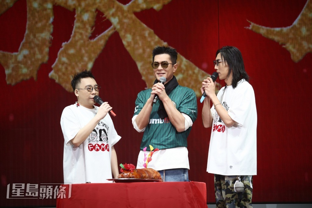 他笑言，「我諗呢樣嘢係咁解：乜嘢叫棟篤笑？你哋帶畀佢哋歡樂，佢哋今日棟篤喺度支持你哋。」