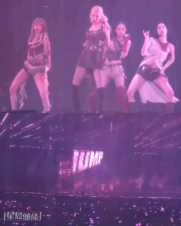 她們昨晚更演唱了未發行新歌《JUMP》,令全場觀眾high爆。 她們昨晚更演唱了未發行新歌《JUMP》,令全場觀眾high爆。