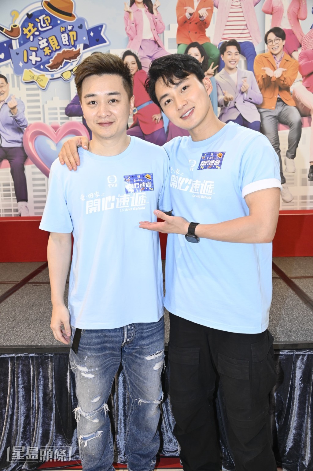 譚輝智的4歲兒子已送上賀咭給他。 譚輝智的4歲兒子已送上賀咭給他。