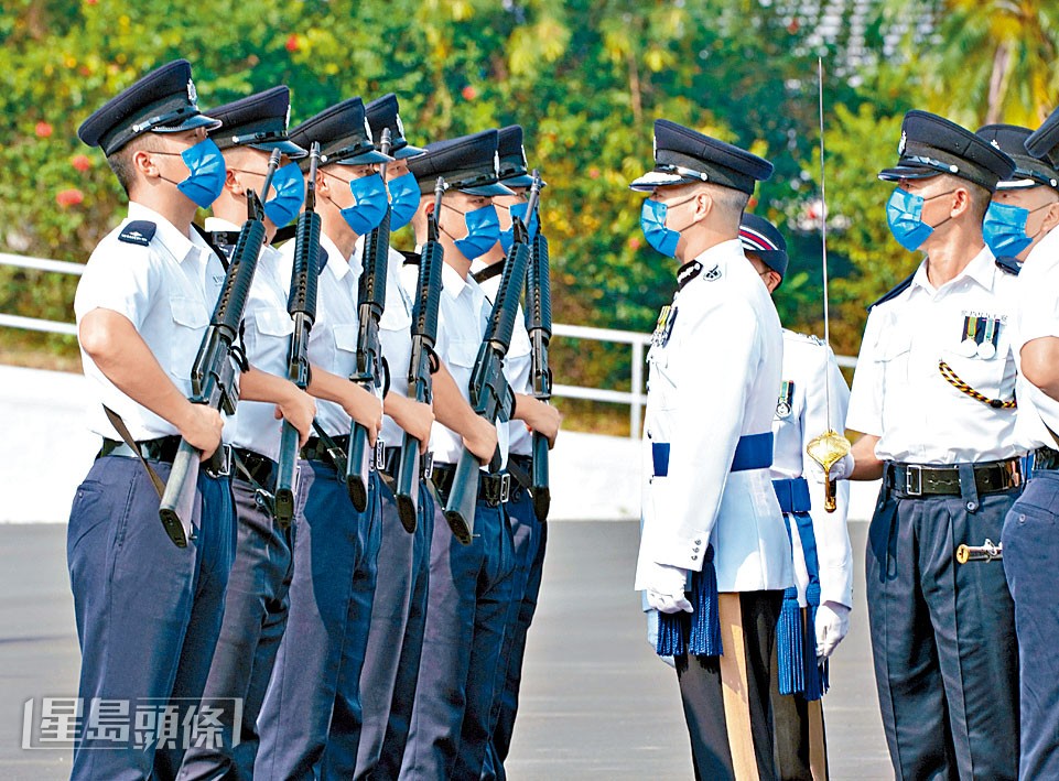 香港警隊按《香港國安法》規定履行職責，對危害國家安全的人、機構或組織依法採取執法行動。資料圖片