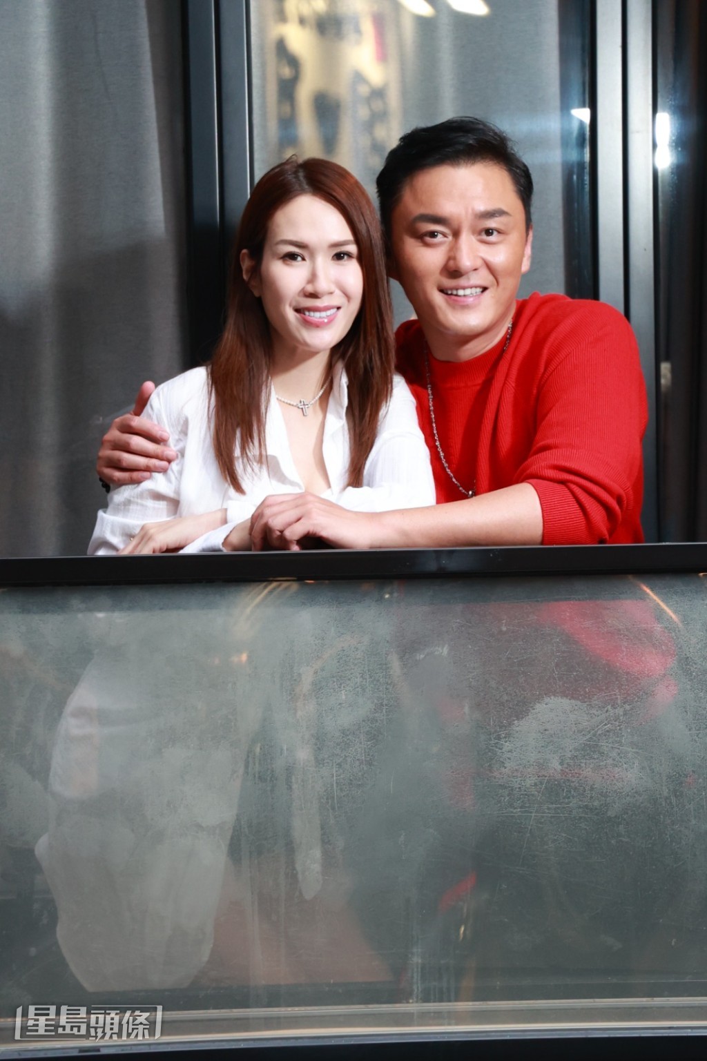 楊明給這位「準楊太」100分滿分，感謝她在自己失意時的陪伴。