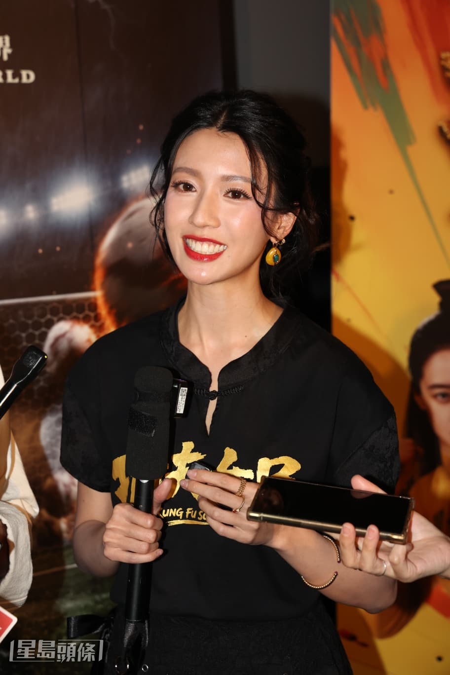 蔡思貝大讚對方其實是一位很溫暖的前輩。