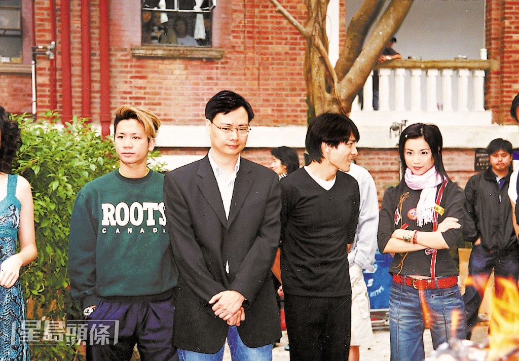 譚小環（右一）曾與天王御用排舞師Sunny Wong（左一）拍拖。