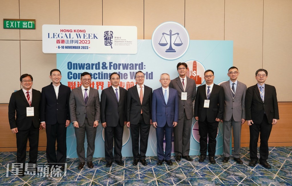 法律周第二天的專題研討會探討制裁等涉外風險挑戰。葉偉豪攝