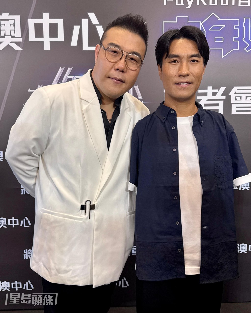 李金凱笑言在音樂會上要劉洋幫他伴舞。 李金凱笑言在音樂會上要劉洋幫他伴舞。