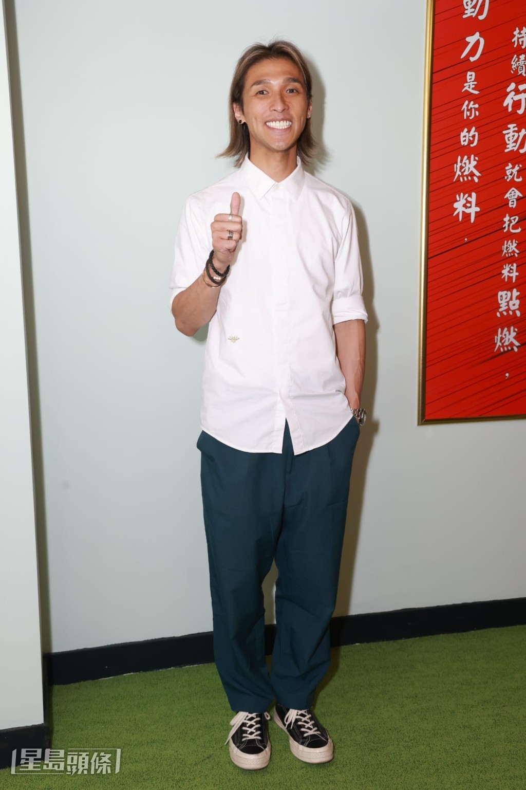 黃又南透露剛完成湖南賽事回港。 黃又南透露剛完成湖南賽事回港。