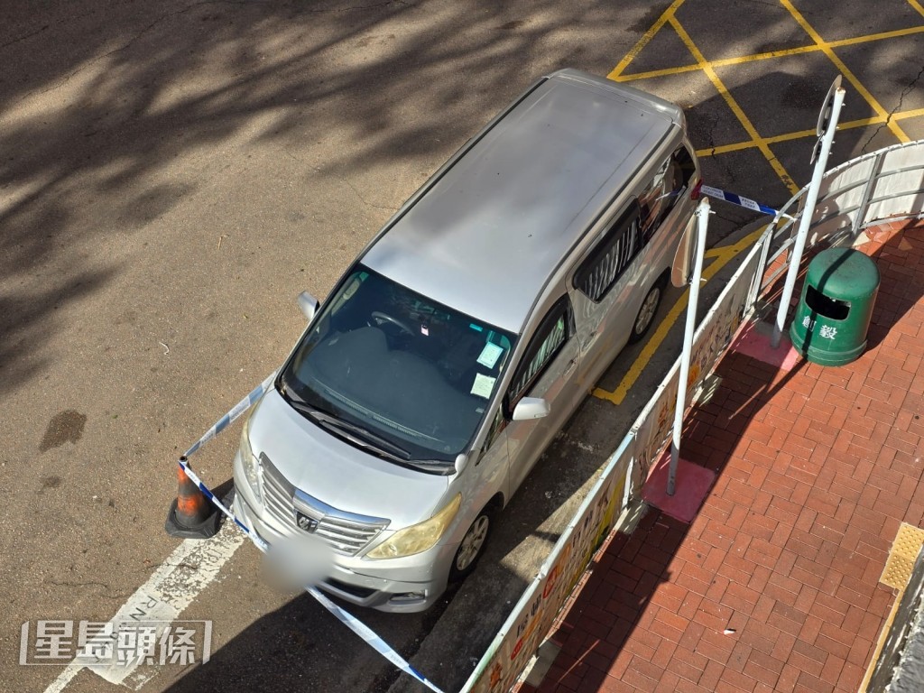 被警員尋獲的七人車，但人去車空。